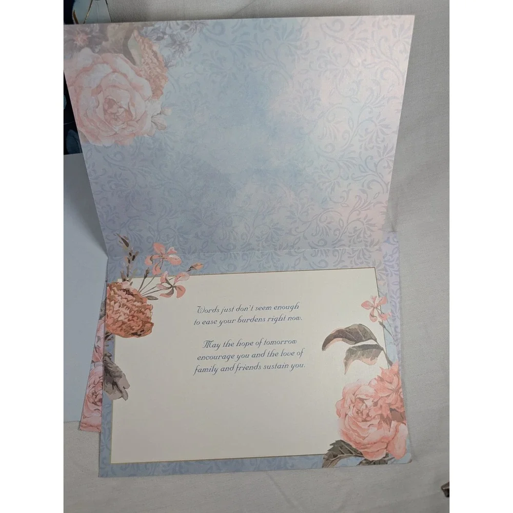 Sympathy Greeting Cards Qty 3 With Matching Envelopes